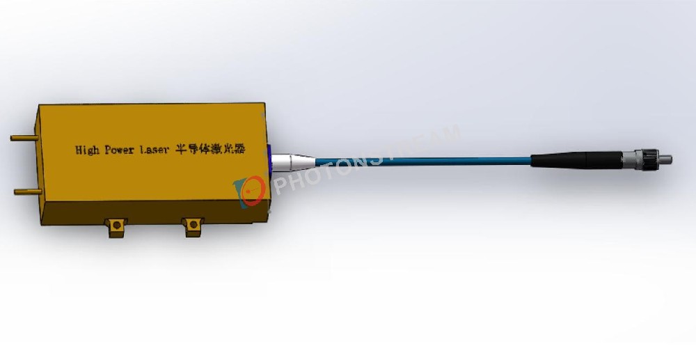High Power Fiber Coupled Laser Diode with SMA905 Connector